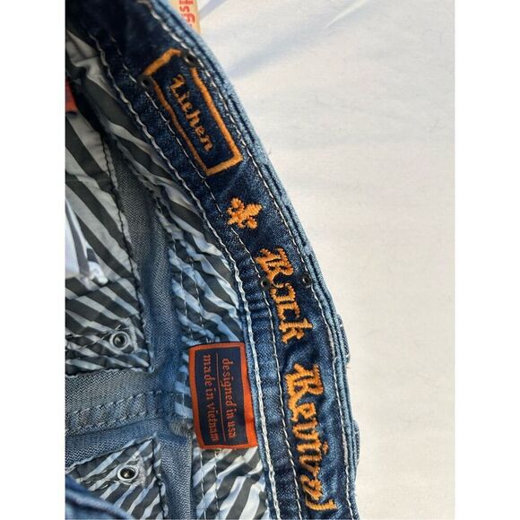 Rock Revival size 25 boot jeans Lichen 8201 denim - Picture 6 of 14